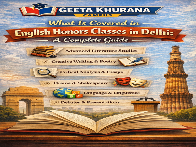 What Is Covered in English Honors Classes in Delhi: A Complete Guide