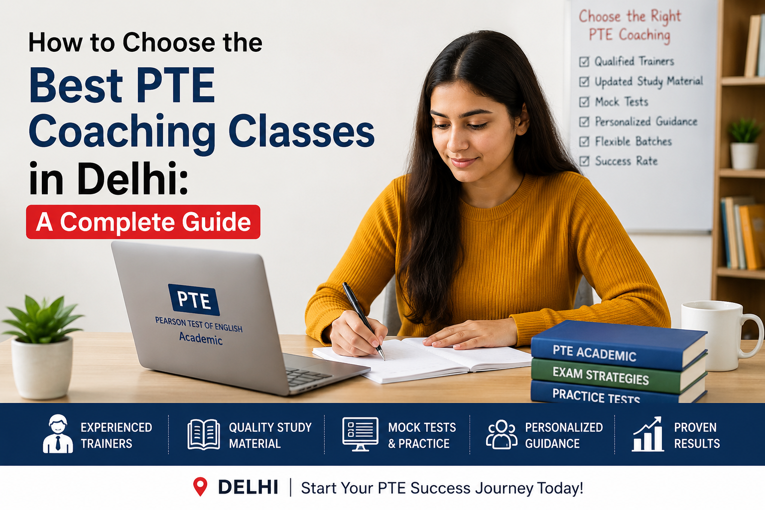 How to Choose the Best PTE Coaching Classes in Delhi: A Complete Guide